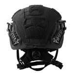 EPIC Ballistic Helmet Cover Black Rear thumbnail