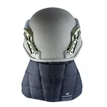 EPIC Ballistic Helmet Nape Guard Mounted on EPIC Protector Rear View thumbnail