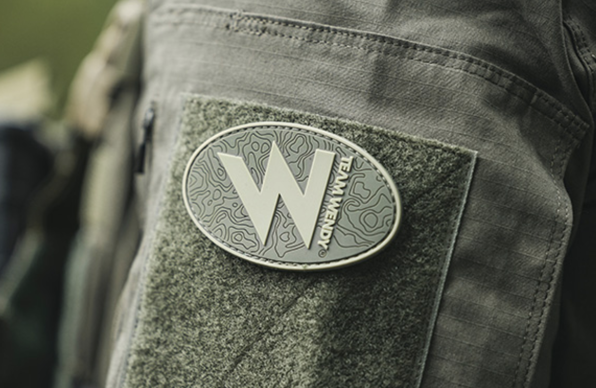 Close up of Team Wendy patch